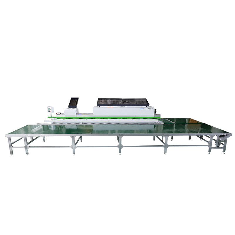 Machine de bandes à bord automatique avec ligne rotative