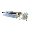 Machine laser en tissu en tissu en coton purifié